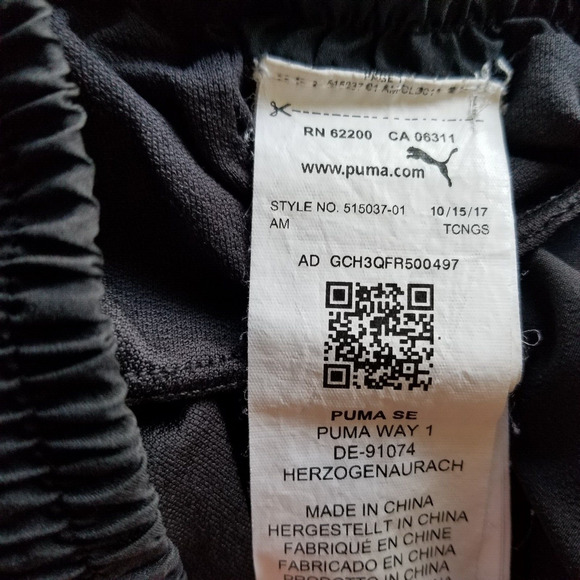 Puma Women's Black Active Shorts w/Pockets Size Small 3" Inseam - Picture 5 of 8